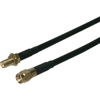 CFD200 5m koaxial kabel RP SMA Sort, Forlængerledning