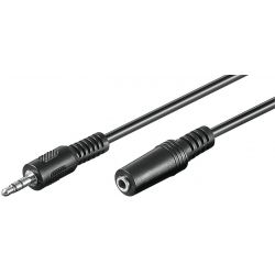 Qbulk Jack 3,5mm Stereo Forlængerledning 3 M